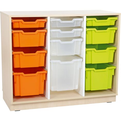 Dulap Quadro M pentru cutii depozitare 2 partitii - poza 2