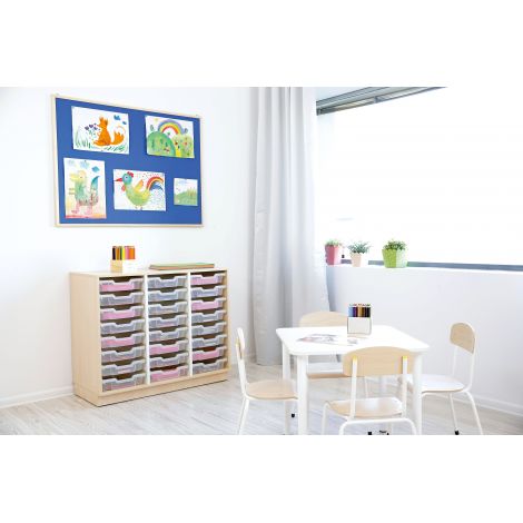 Dulap Quadro M pentru cutii depozitare 2 partitii - poza 3