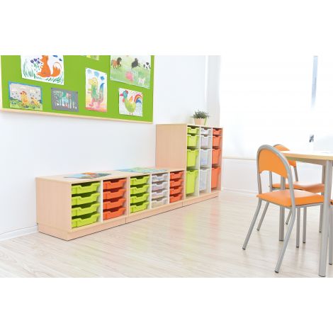Dulap Quadro M pentru cutii depozitare 2 partitii - poza 4