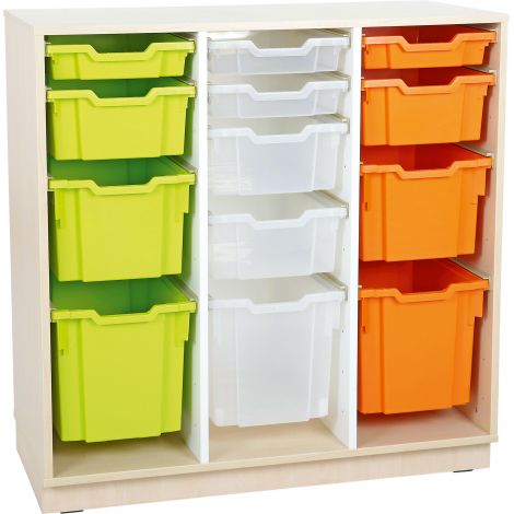 Dulap Quadro M plus pentru cutii depozitare 2 partitii - poza 2