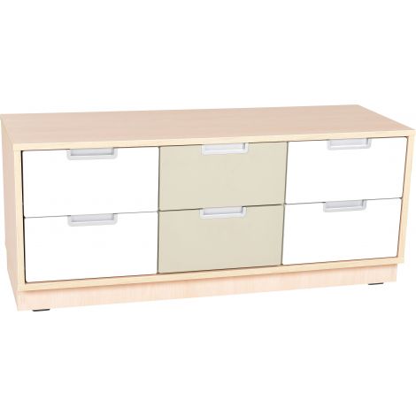 Dulap Quadro S cu plinta, pentru 6 sertare - poza 2