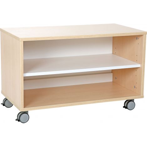 Dulap Quadro S cu un raft si roti - poza 1