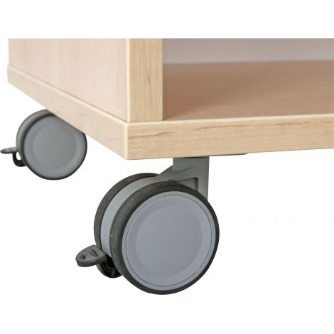 Dulap Quadro S cu un raft si roti - poza 2