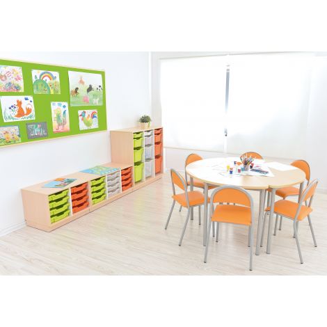 Dulap Quadro S pentru cutii depozitare 2 partitii - poza 3