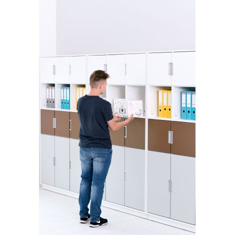 Dulap Quadro XL cu 8 compartimente alb - poza 5