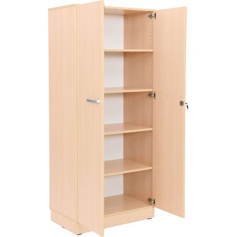 Dulap scolar pentru depozitare materiale didactice Grande low culoare artar - poza 5