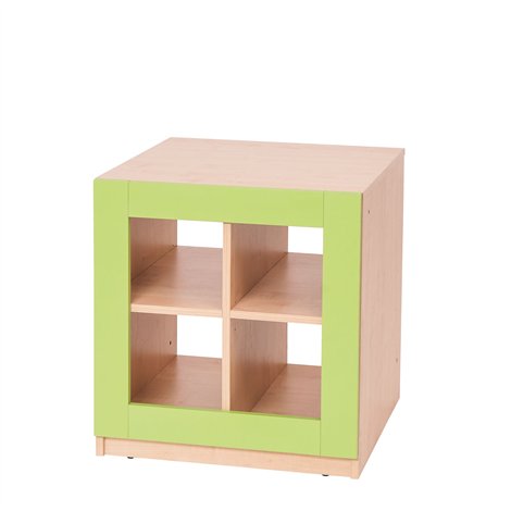 Dulap Verde cu 4 compartimente, colectia Cottage, mobilier gradinita - poza 1