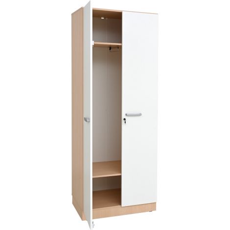 Dulap vestiar 223 cm inaltime, pentru profesor, artar-alb, gradinita si scoala - poza 2