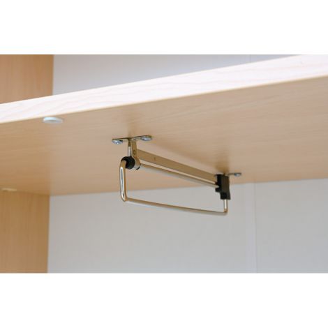 Dulap vestiar 223 cm inaltime, pentru profesor, artar-gri, gradinita si scoala - poza 3