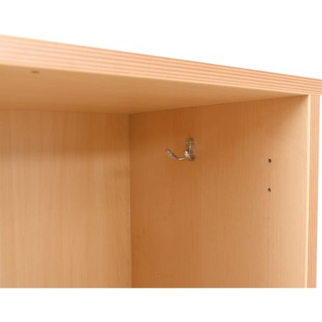 Dulap vestiar Rainbow cu 4 compartimente, culoare mesteacan, gradinita - poza 3