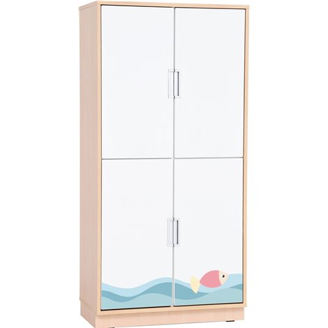 Dulap XL din colectia mobilier tematic pentru gradinita Marea - poza 1