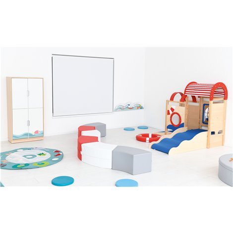 Dulap XL din colectia mobilier tematic pentru gradinita Marea - poza 3