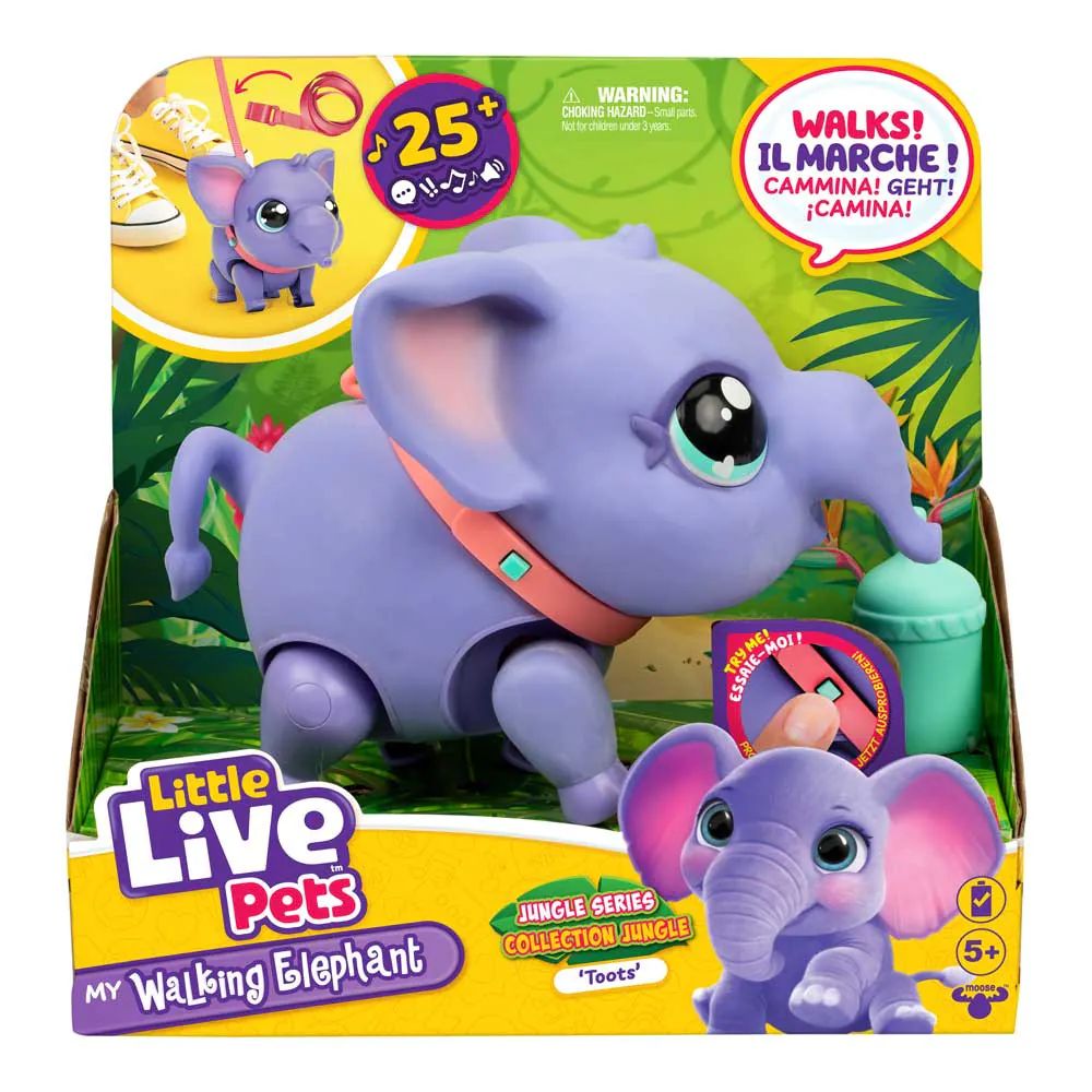 Elefant interactiv Little Live Pets Toots - poza 3