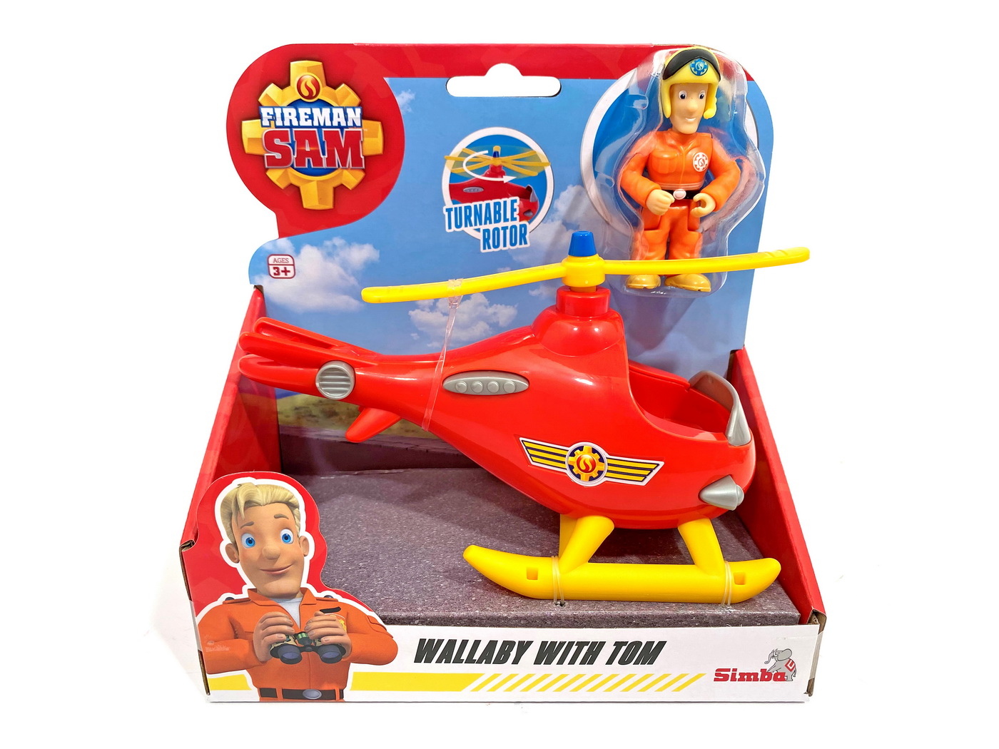 Elicopterul Wallaby cu figurina Tom Thomas Sam Pompierul - poza 2