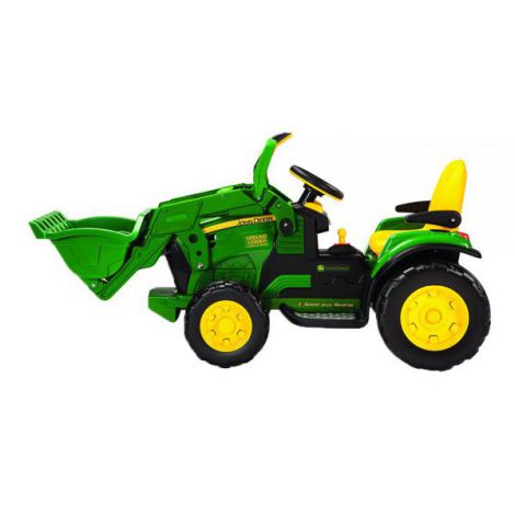 Excavator electric pentru copii John Deere Ground Loader, Peg Perego, 12V, 3 ani + - poza 3