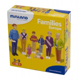 Familie de europeni set de 8 figurine - Miniland - poza 3