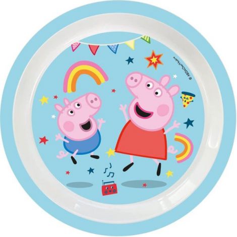 Farfurie reutilizabila petrecere peppa pig 20 cm - poza 1
