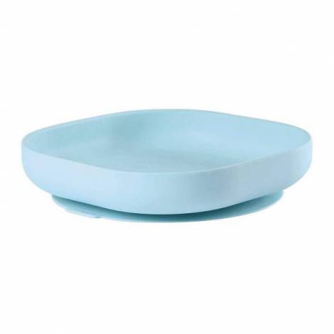 Farfurie silicon cu ventuza bleu - poza 1