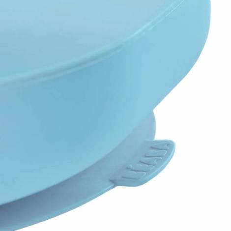 Farfurie silicon cu ventuza bleu - poza 2