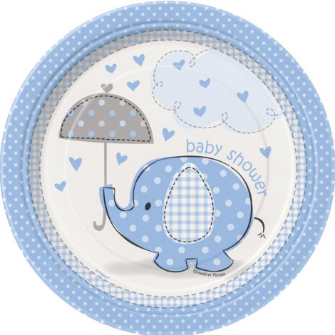 Farfurii baby shower baiat 8 buc
