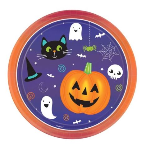 Farfurii personaje halloween 23 cm - poza 1