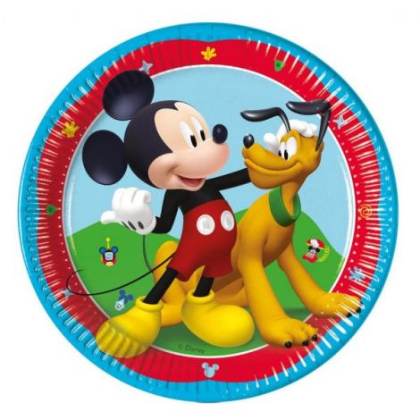 Farfurii petrecere mickey rock the house 20 cm - poza 1