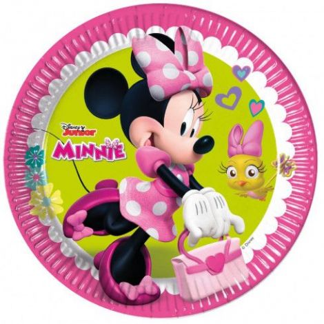 Farfurii petrecere minnie mouse 23 cm - poza 2