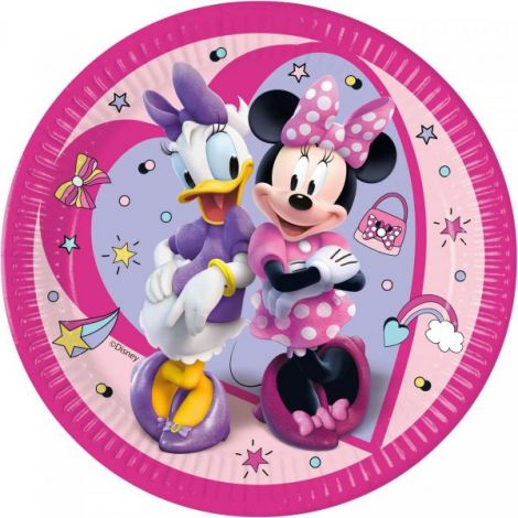 Farfurii petrecere minnie mouse junior 23 cm Procos PR93830 - poza 2