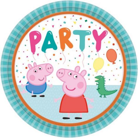 Farfurii petrecere peppa pig 23 cm - poza 2