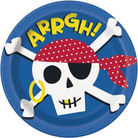 Farfurii petrecere pirati 23 cm - poza 2