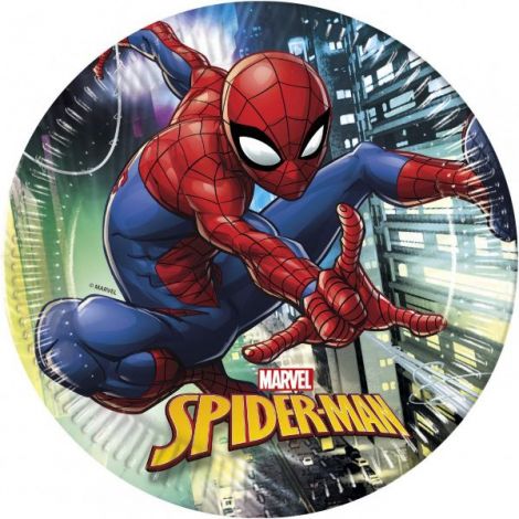 Farfurii petrecere spiderman 23 cm - poza 2