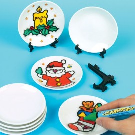 Farfurioare din ceramica - Baker Ross - poza 3