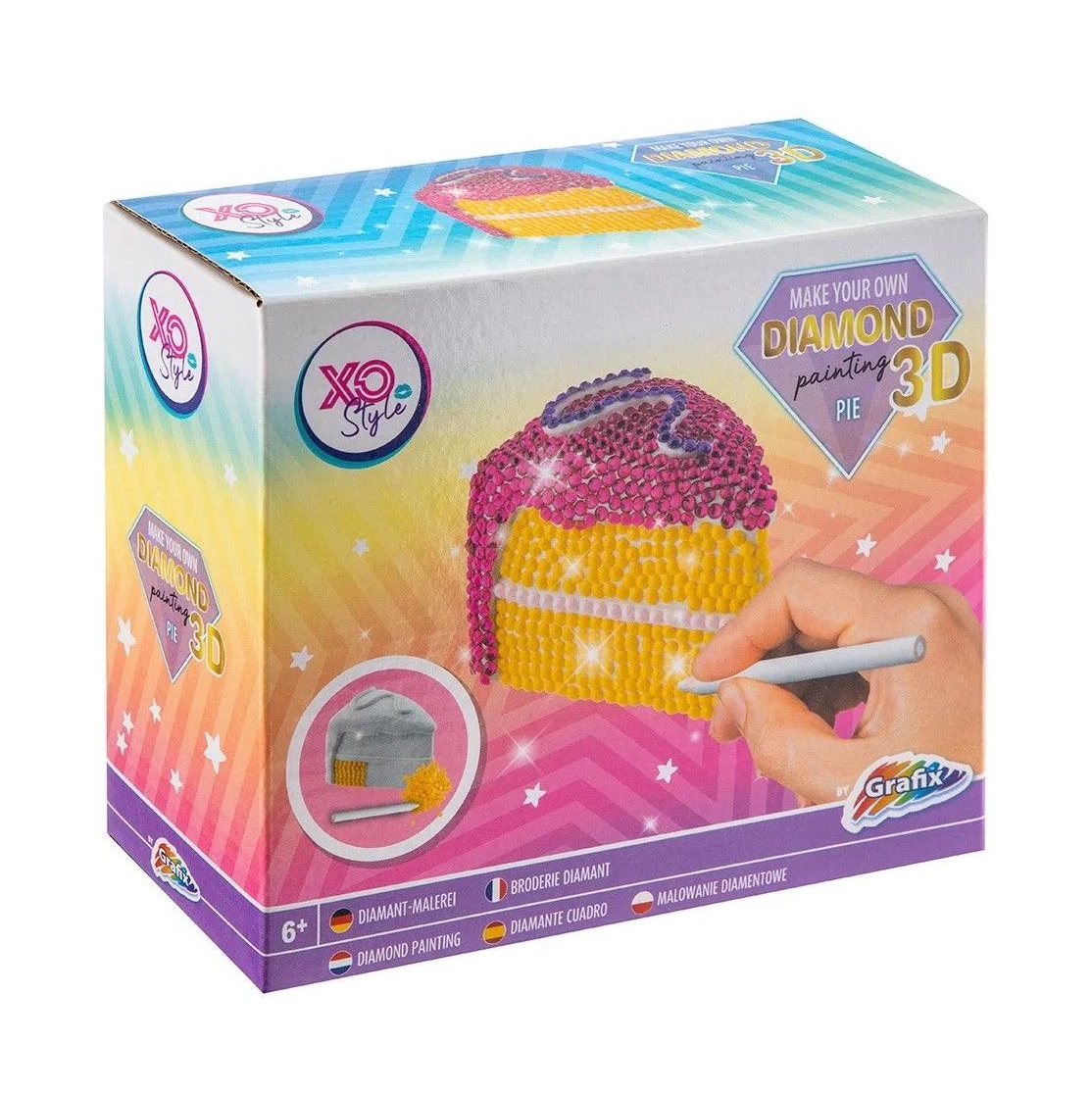 Figurina 3D pentru decorat cu pietricele Grafix XO Style - poza 2