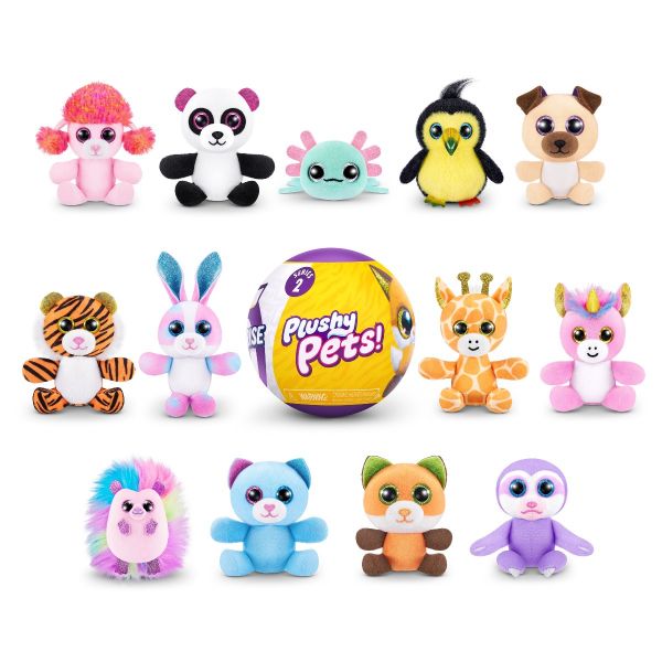 Figurina 5 Surprise Plushy Pets Seria 2 - poza 1