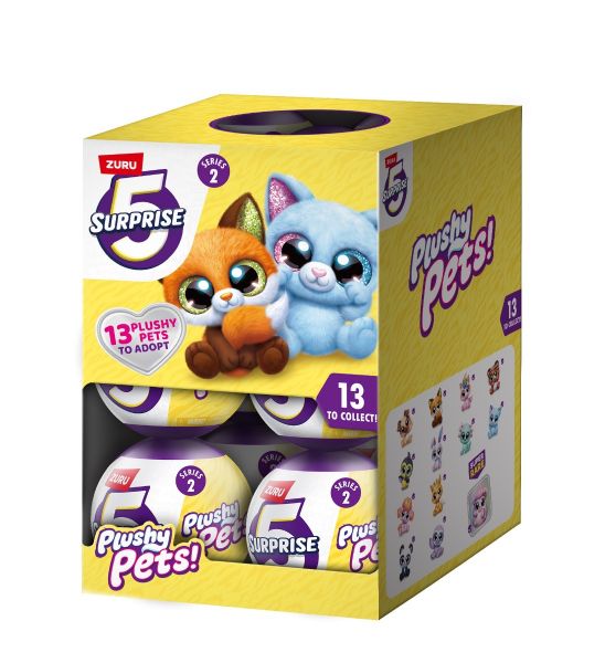 Figurina 5 Surprise Plushy Pets Seria 2 - poza 3