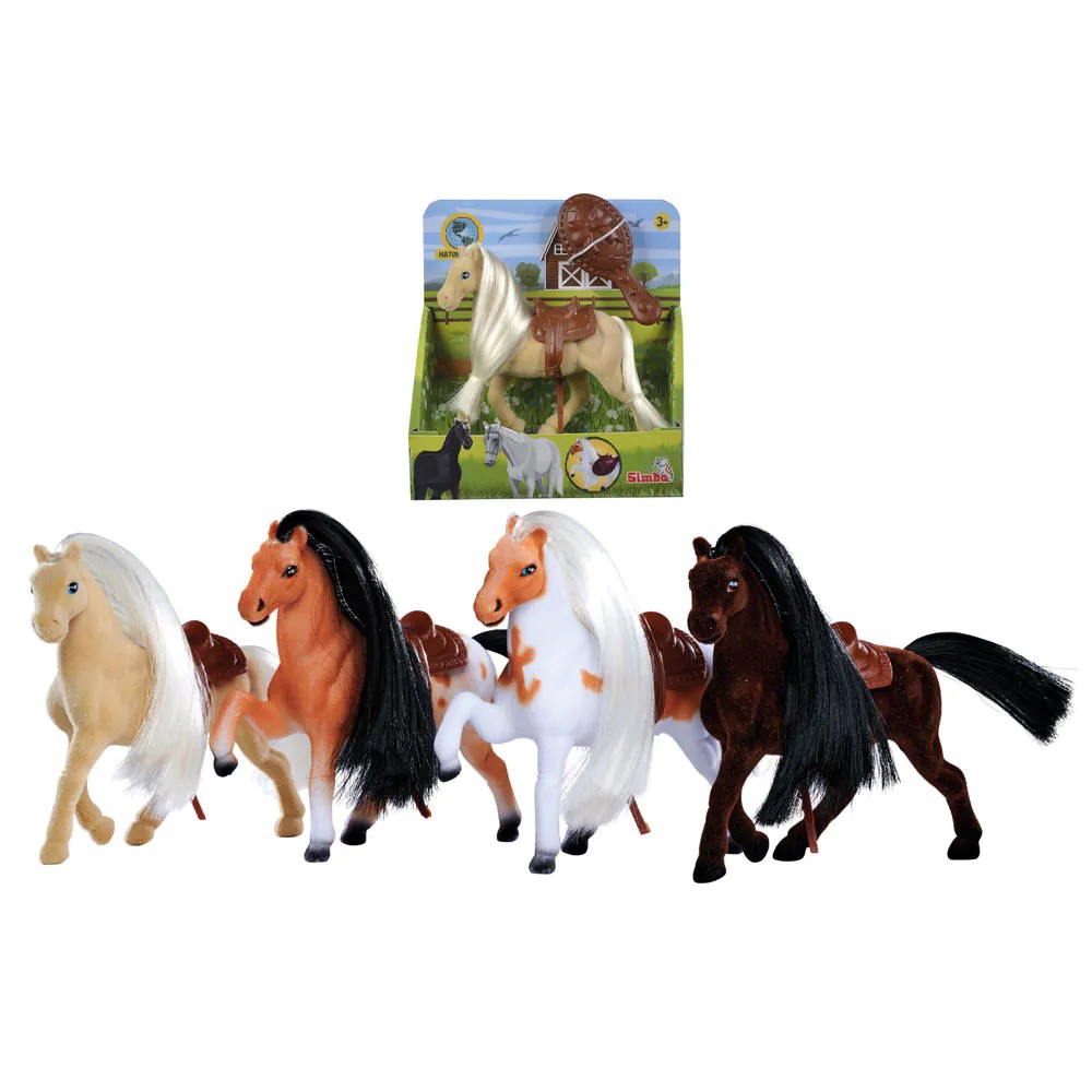 Figurina cal cu coama SImba Nature World Big 11 cm diverse modele - poza 2
