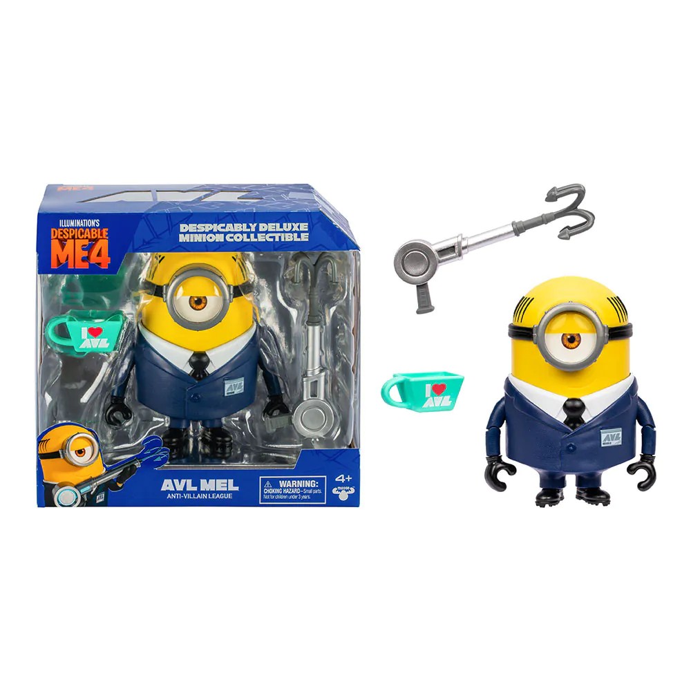 Figurina cu accesorii Moose Despicable Me 4 Minions AVL 14 cm - poza 3