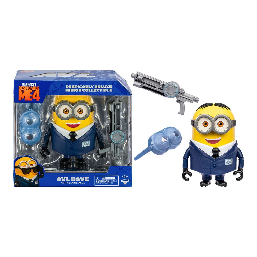Figurina cu accesorii Moose Despicable Me 4 Minions AVL 14 cm - poza 4