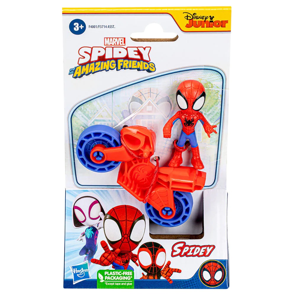 Figurina cu motocicleta Hasbro Spidey si Prietenii - poza 1