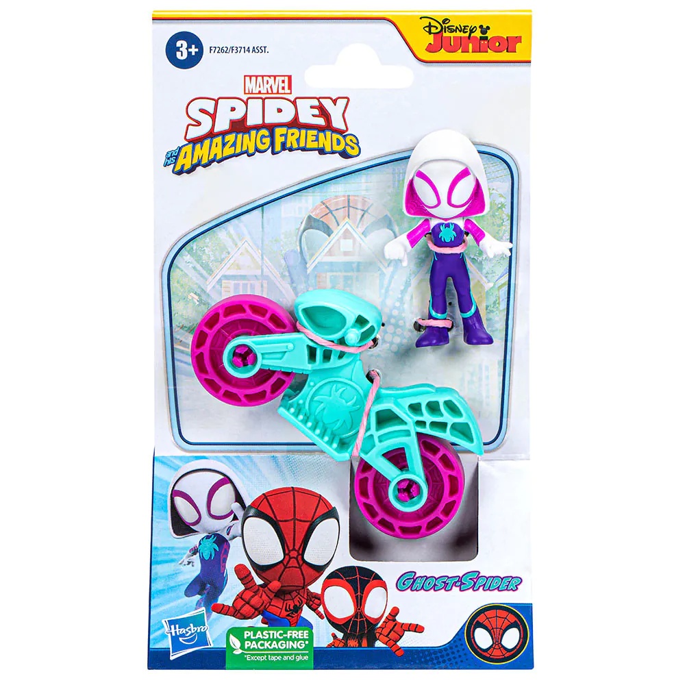 Figurina cu motocicleta Hasbro Spidey si Prietenii - poza 3