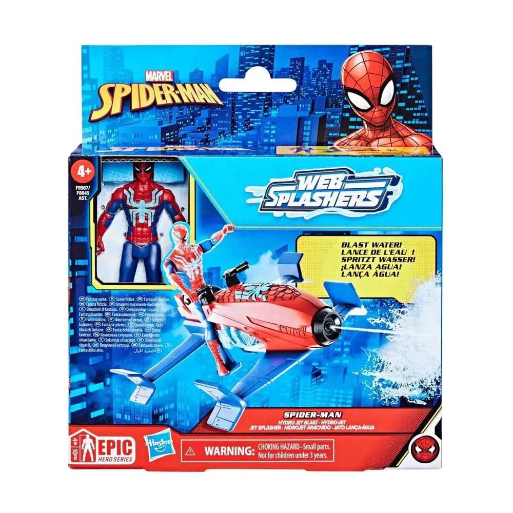 Figurina cu vehicul cu apa Hasbro Spiderman Web Splashers - poza 2