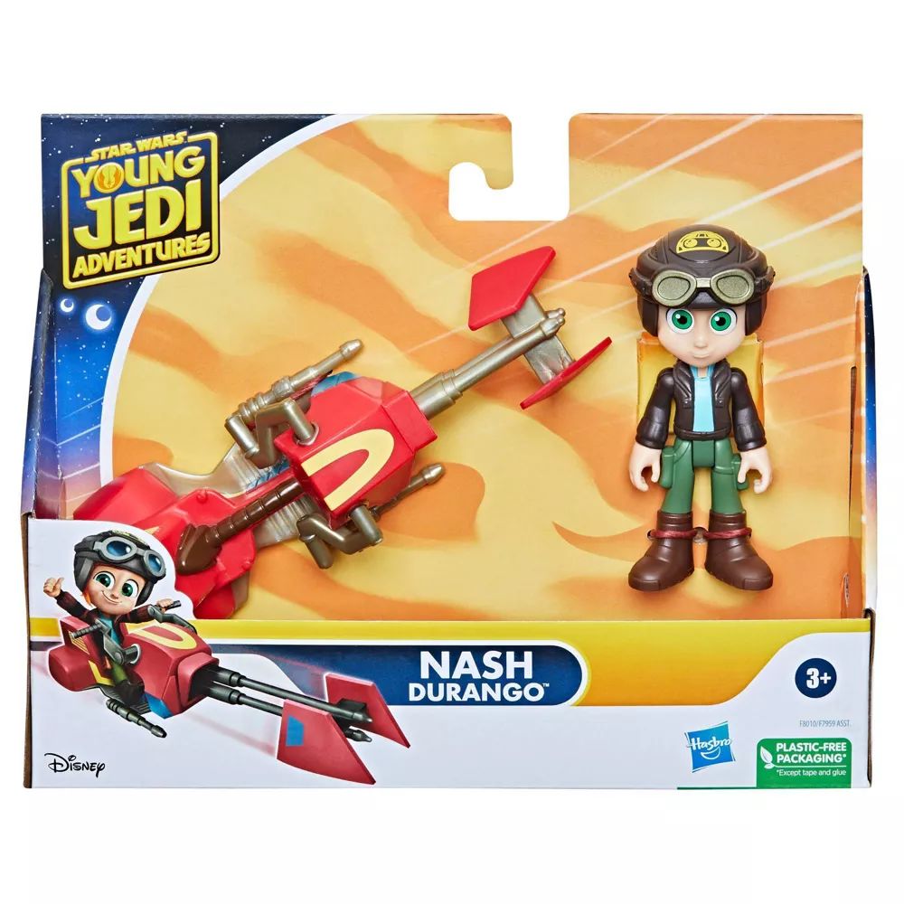 Figurina cu vehicul Hasbro Star Wars Young Jedi Adventures - poza 5