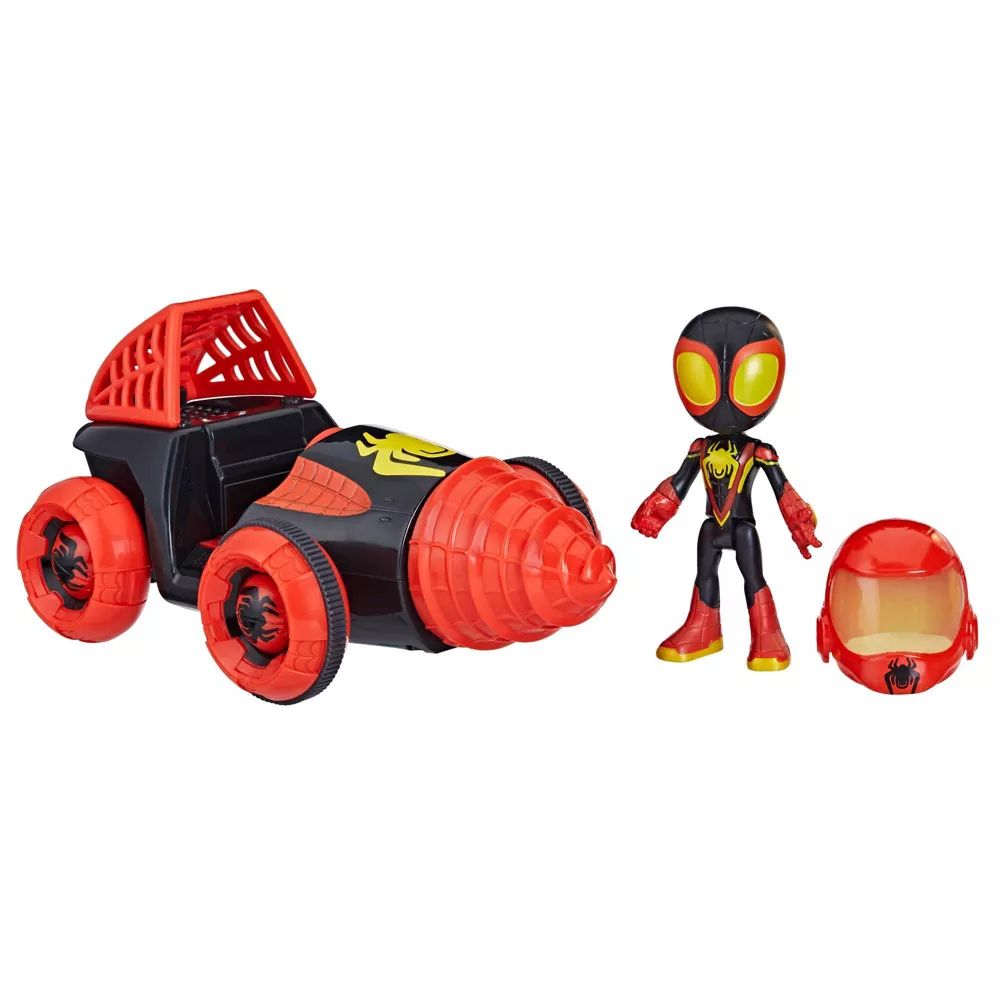 Figurina cu vehicul Hover Spinner Hasbro Marvel Spidey si prietenii sai uimitori - poza 2