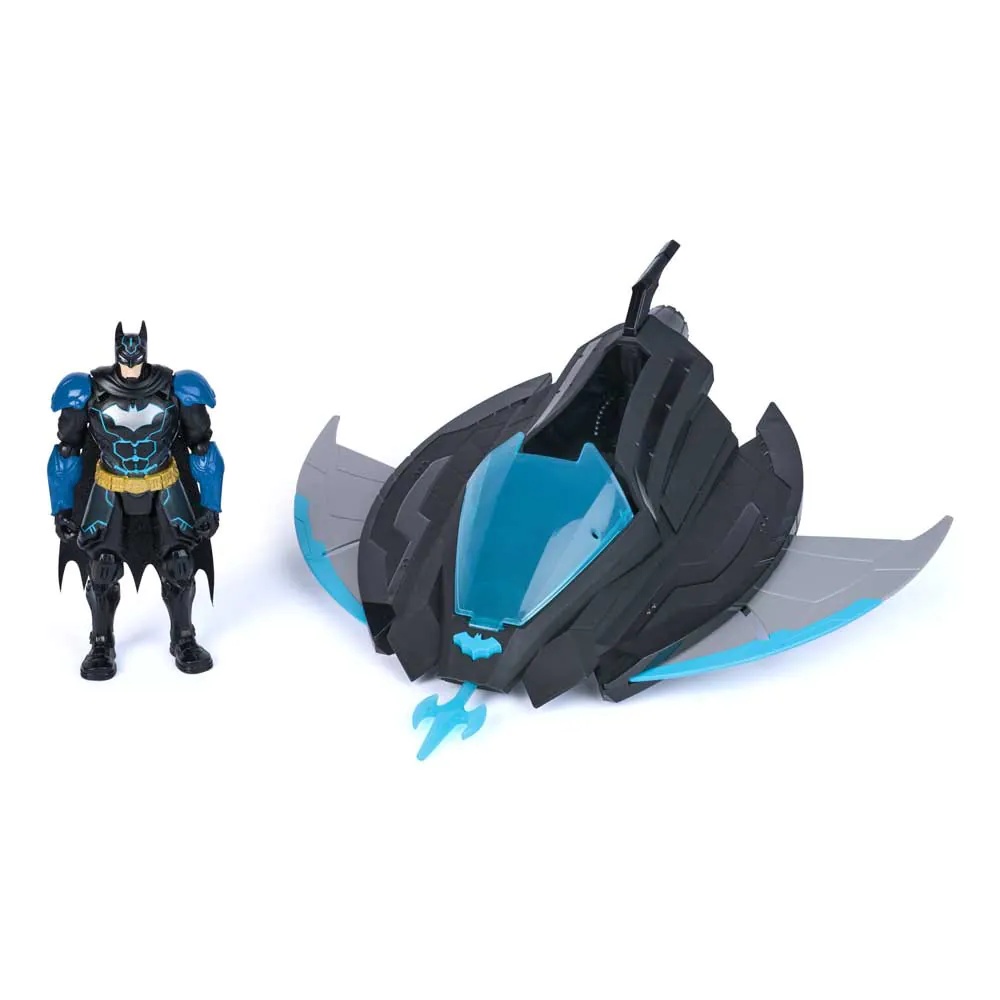 Figurina DC Batman Ninja Strike cu vehicul Batwing inclus - poza 1