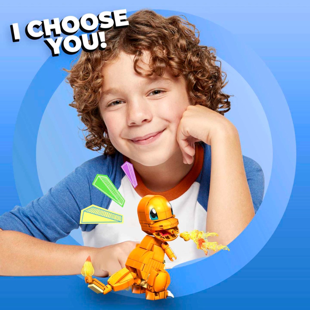Figurina de asamblat Mega Bloks Construcx Pokemon Charmander 180 piese - poza 4