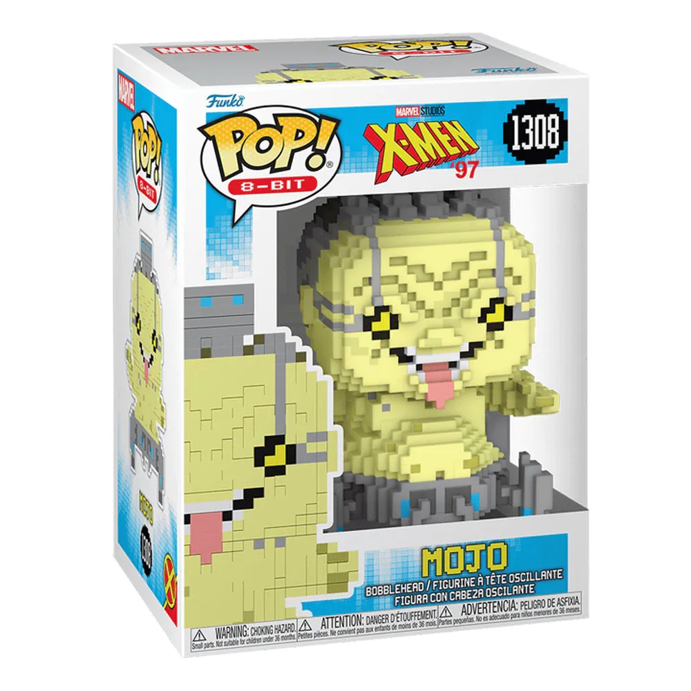 Figurina de colectie Funko Pop 8 Bit X Men 97 Mojo Special Edition 1308 Bobble Head - poza 1
