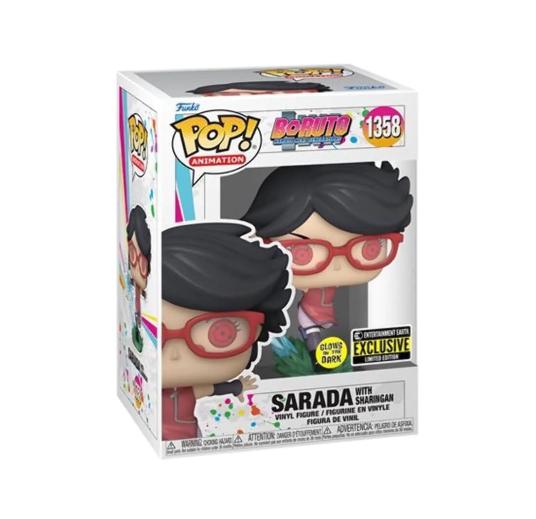 Figurina de colectie Funko Pop Animation Boruto Sarada with Sharingan 1358 - poza 1