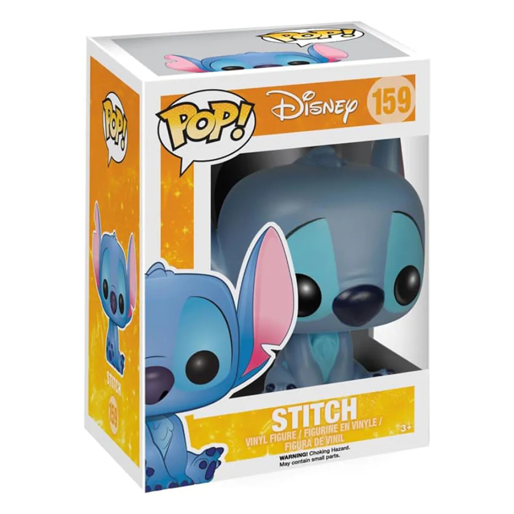 Figurina de colectie Funko Pop Disney Lilo and Stitch Stitch stand in sezut 159 - poza 1