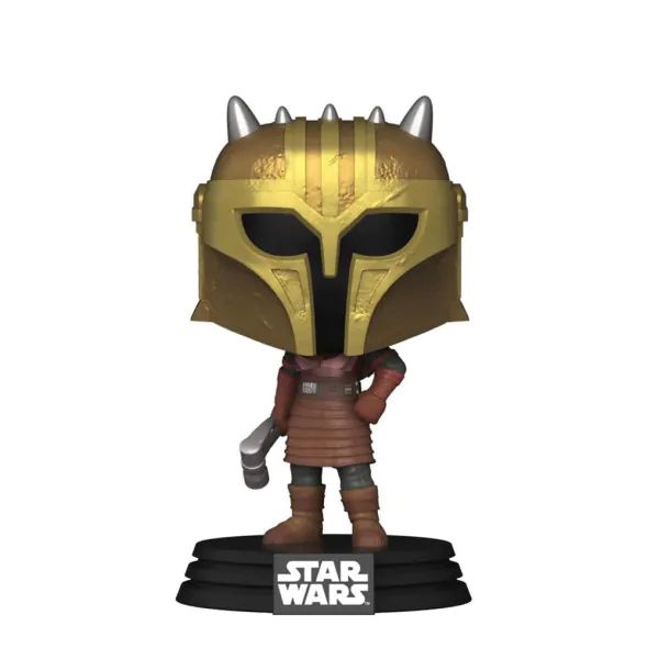Figurina de colectie Funko Pop Disney Star Wars The Mandaorian The Armorer 668 Bobble Head - poza 2