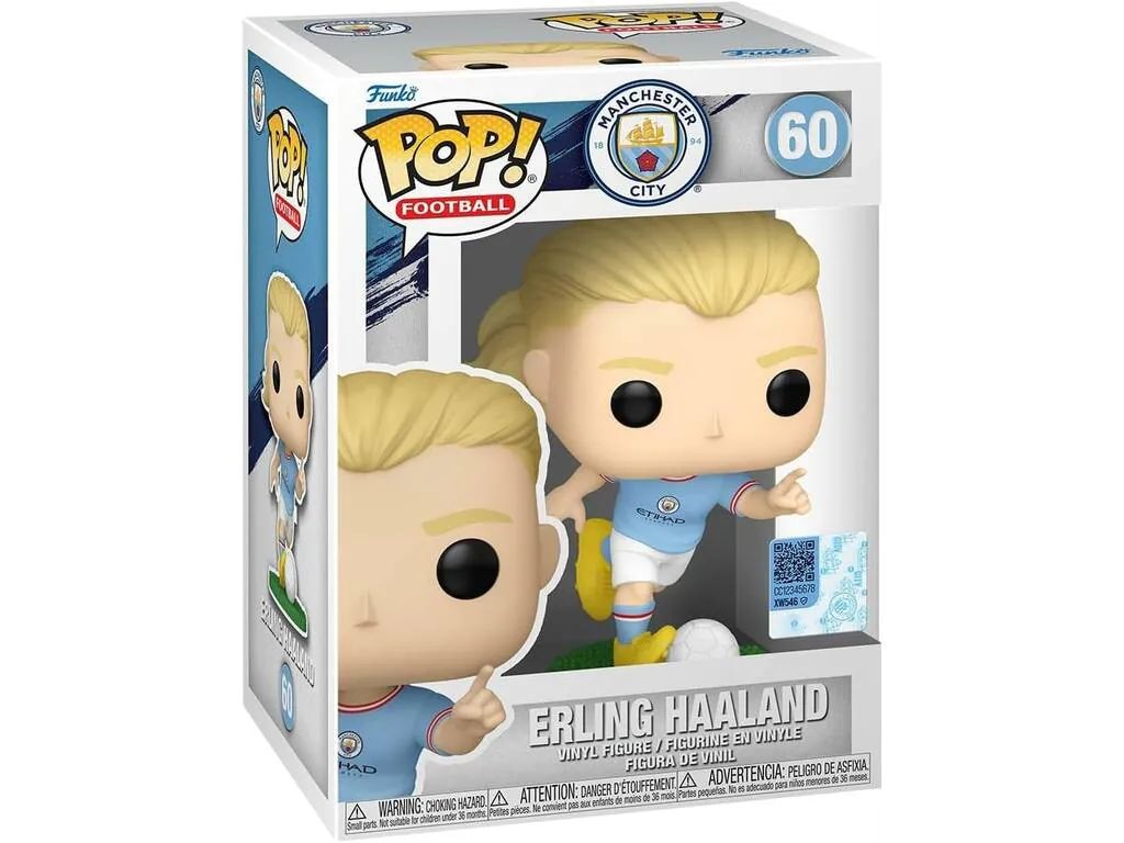 Figurina de colectie Funko Pop Football Manchester City Erling Haaland 60 - poza 1